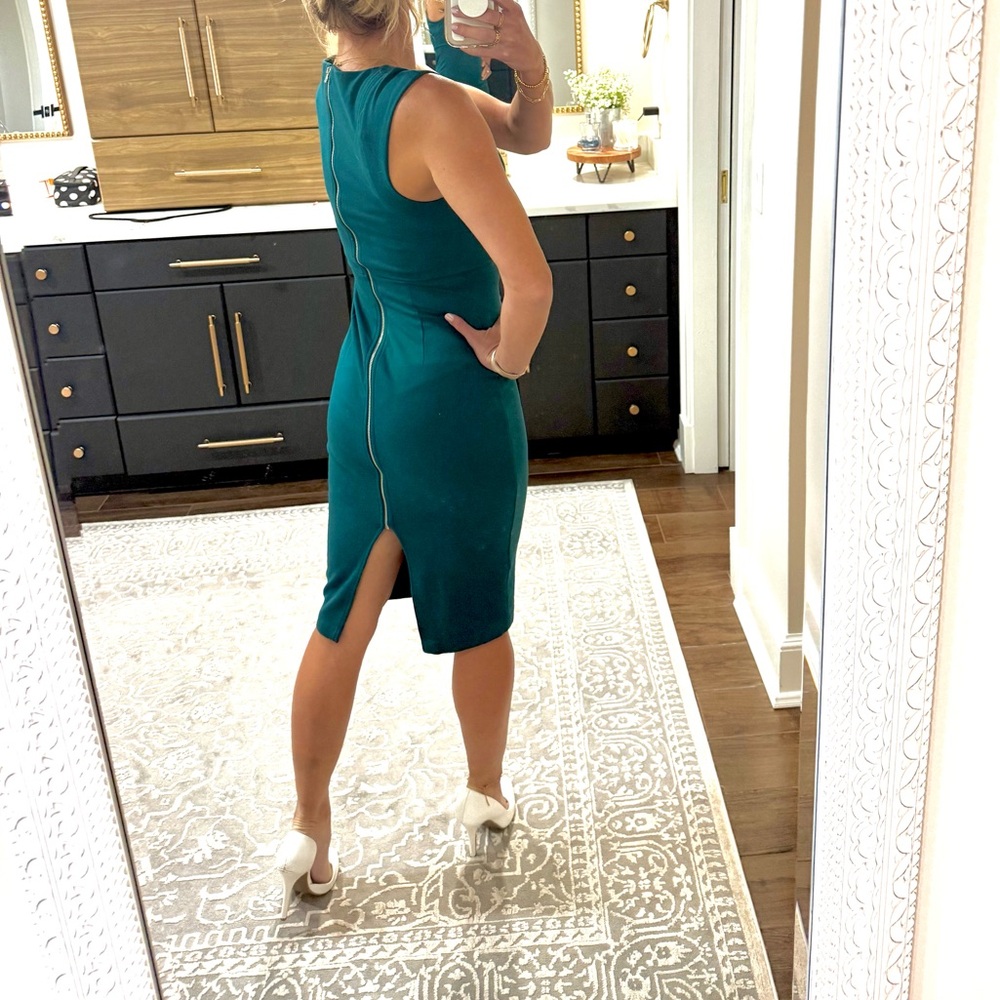 Express Teal Midi Dress